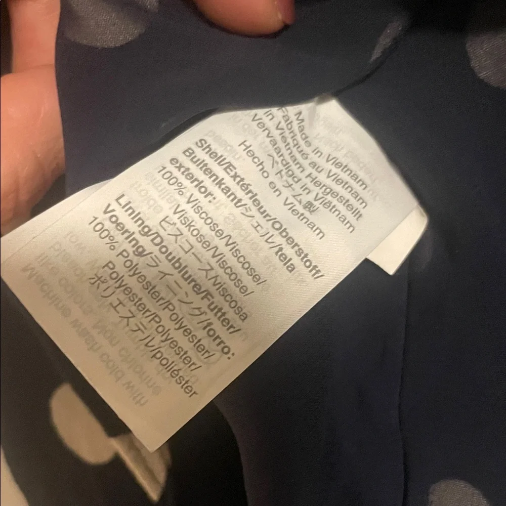 J. Crew Classic Polka Dot Blouse size 6